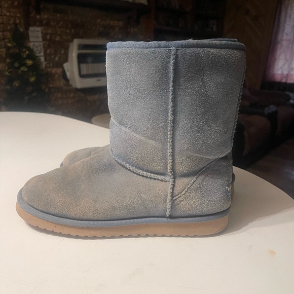 Koolaburra By Ugg Classic Short Women’s Size 9 Blue Suede Boots Flawed - Picture 3 of 10